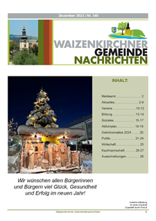 Waizenkirchner Gemeindenachrichten Nr. 340